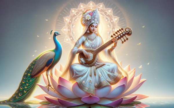 LA DÉESSE SARASWATI DEVI